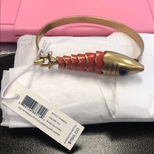 Tory Burch Fish Good Luck Charm Bracelet